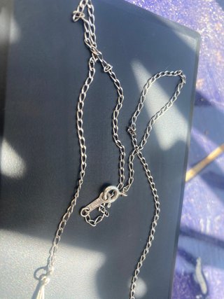 Gargantilla Plata Vintage con Piedra Azul