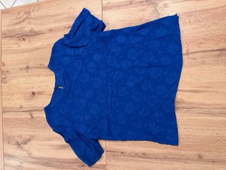 Maglietta Luisa Spagnoli pizzo blu