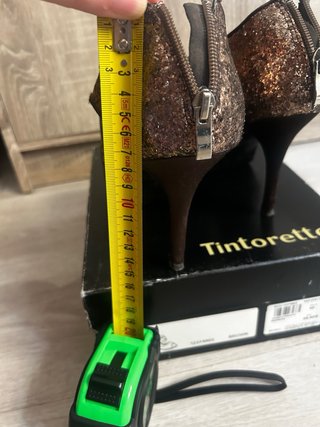 Tacones fiesta Tintoretto purpurina T.40