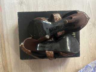 Tacones fiesta Tintoretto purpurina T.40
