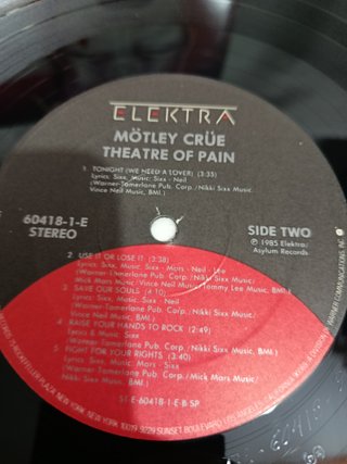 Vinilo LP Mötley Crüe - Theatre of Pain