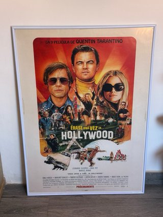 Póster original cine Érase una vez en Hollywood
