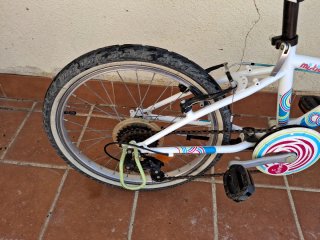 Bicicleta Infantil Decathlon 20 Blanca