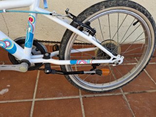 Bicicleta Infantil Decathlon 20 Blanca