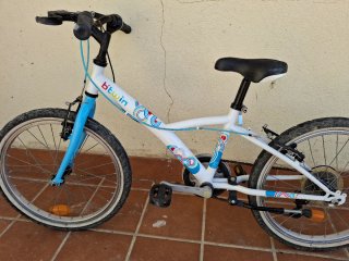 Bicicleta Infantil Decathlon 20 Blanca