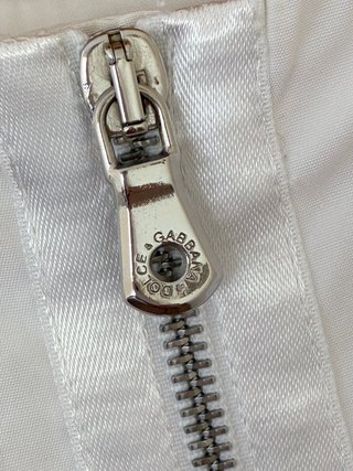 Vestido mini verano blanco Dolce Gabbana Talla M