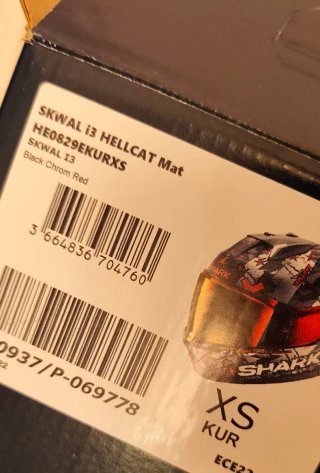 Casco Shark Skwal i3 Hellcat XS
