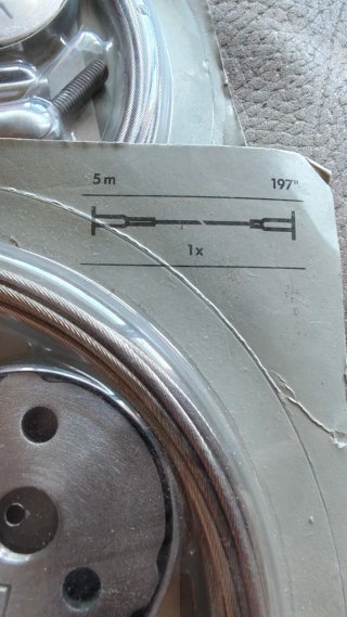 Cable Tensor Cortinas IKEA DIGNITET 5m