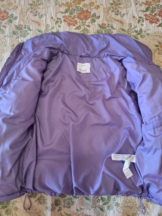 Chaqueta puffer lila