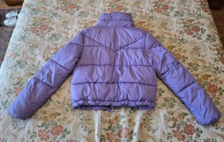 Chaqueta puffer lila