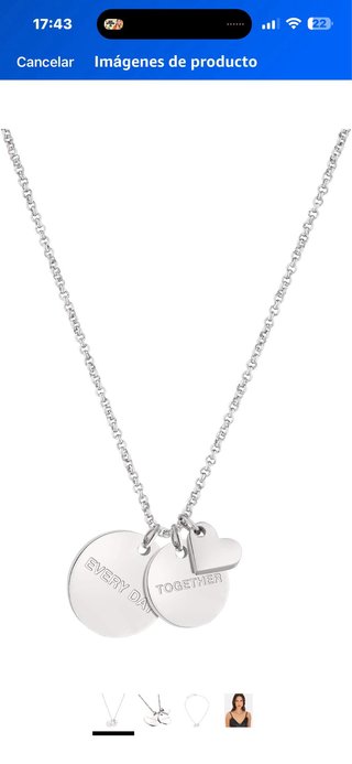 Collar Liebeskind Berlin Plata Corazón