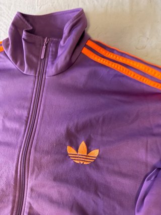 Chándal Adidas Clásico Morado y Naranja