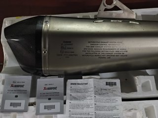 Escape Akrapovic HP BMW GS800 ADV
