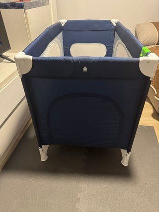 Cuna de viaje Bebemon azul