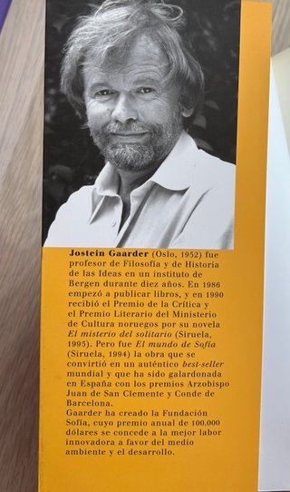 El mundo de Sofía Novela sobre la historia de l...
