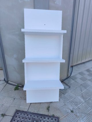 Estantería blanca 3 baldas