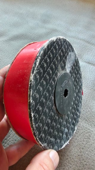Bobina Cinta Bies Rojo Satinado 9mm JAGUAR