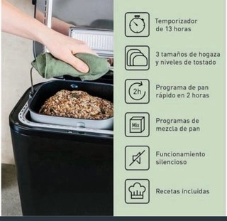 Panificadora Panasonic SD-R2530 Negra