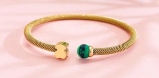 Pulsera Tous Oso y Esfera Verde