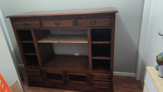 Mueble de salón de madera