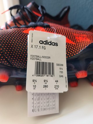 Botas Fútbol Adidas X 17.1 FG Rojas