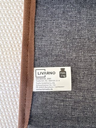 Organizador de escritorio madera y tela