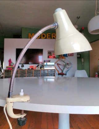 Lámpara flexo vintage escritorio taller años 50