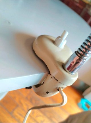 Lámpara flexo vintage escritorio taller años 50