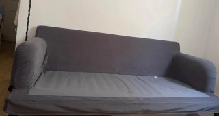 Sofá 2 plazas Ikea gris