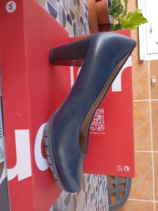 Zapatos Wonders Mujer Talla 39 azul