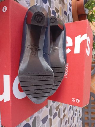 Zapatos Wonders Mujer Talla 39 azul