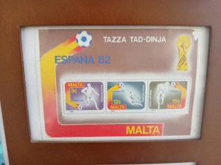 Marco expositor Panini memorabilia fútbol