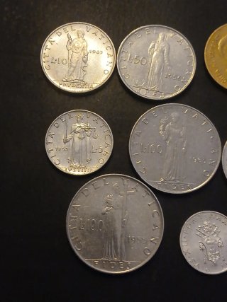 Lote monedas Vaticano