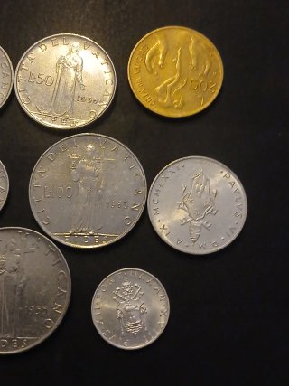 Lote monedas Vaticano