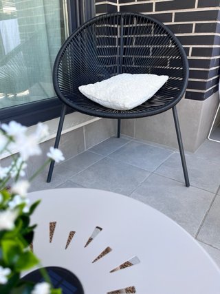 2 Sillas Acapulco Exterior Negra. Se venden juntas