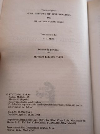 Historia del espiritismo sus hechos y sus doctr...