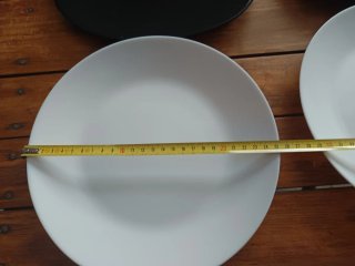 Set 2 Piatti Black end White