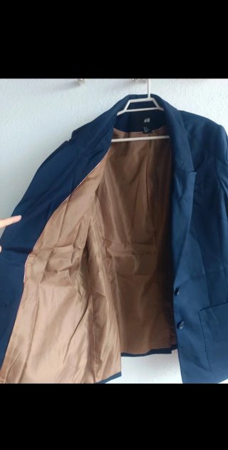 Americana H&M Mujer Azul Marino Talla XL