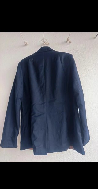 Americana H&M Mujer Azul Marino Talla XL