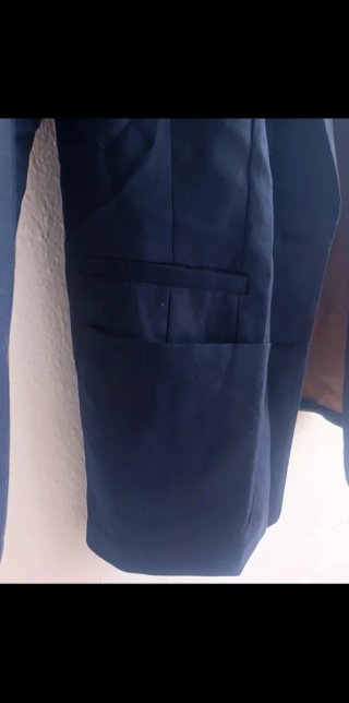 Americana H&M Mujer Azul Marino Talla XL