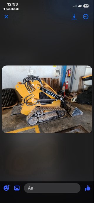 Minicargadora con pala