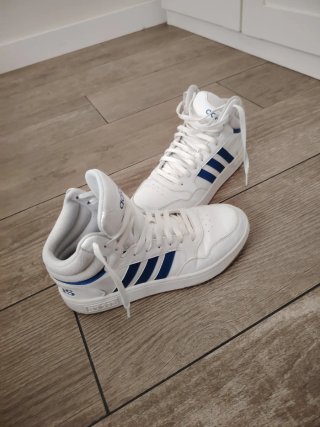 Zapatillas Adidas Hombre Blancas y Azules