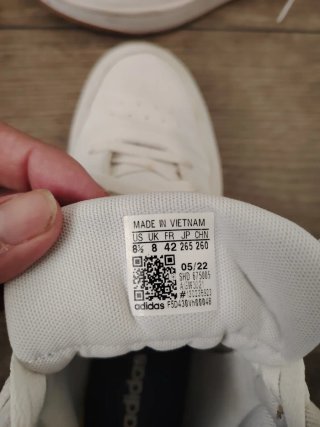 Zapatillas Adidas Hombre Blancas y Azules