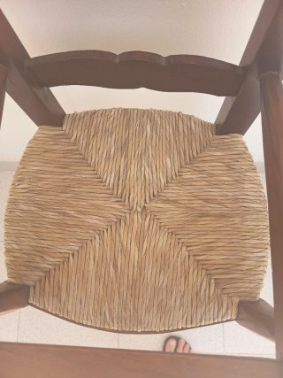 Cadira mallorquina per menjar