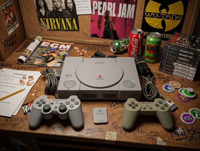Consola PlayStation 1 + 2 Mandos