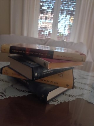 Lote de libros, en castellano, tapa dura