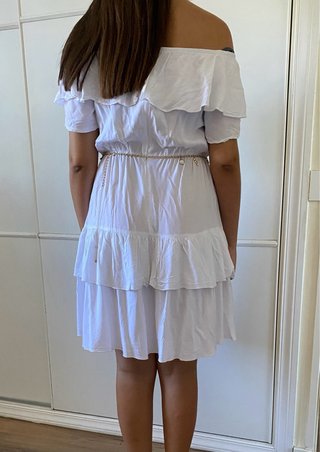 Vestido Ibicenco Blanco Talla Única Italia