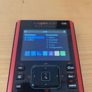 Calculadora TI-Nspire CX II-T CAS Roja