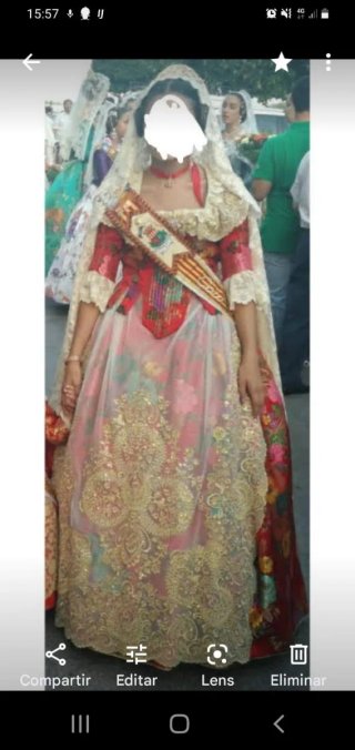 Traje de Fallera Talla Única