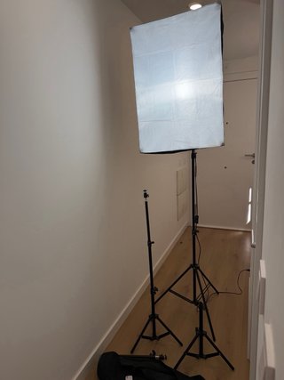 Set estudio iluminación fotográfica